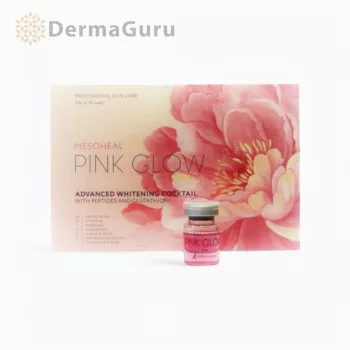   Mesoheal Pink Glow, zesvětlující koktejl s peptidy a glutathionem, 1×5 ml, 1 ampule, KORU PHARMA
