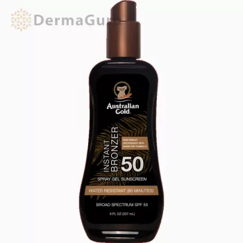 Australian Gold Spray Gel Bronzer SPF 50, naptej 237 ml