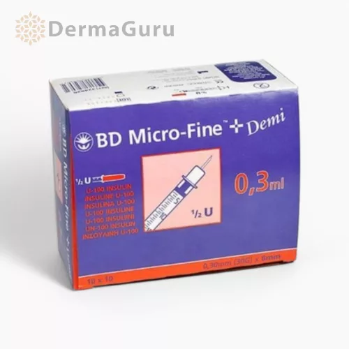 BD Micro-Fine+ Penkanyle injekční stříkačky 30G 100 ks