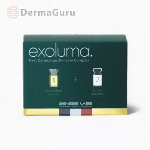 Exoluma Set – Rejuvenační sérumový komplex s exozomy (Lyofilizovaný prášek + Aktivační roztok)