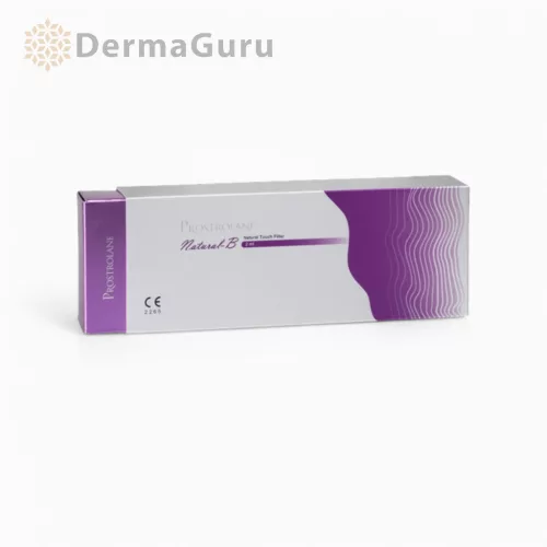 Prostrolane Natural-B, hyaluronová výplň, ošetření středně hlubokých až hlubokých vrásek, 2 ml