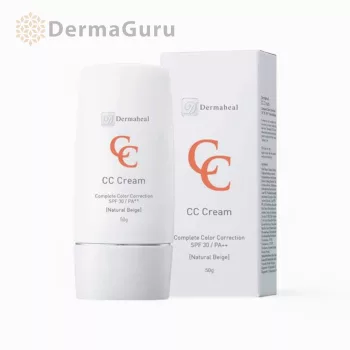   Dermaheal CC krém, korekce tónu pleti a revitalizace, Natural Beige, 50 ml
