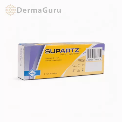 Supartz, kyselina hyaluronová výplň, 5 x 2,5 ml